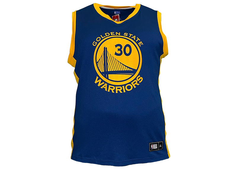 Stephen Curry Unsigned Golden State Warriors Authentic Basketball Jersey