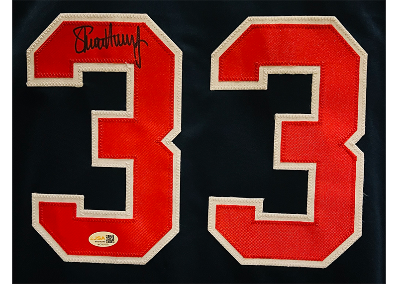 Steve Avery Signed Atlanta Blue Baseball Jersey JSA