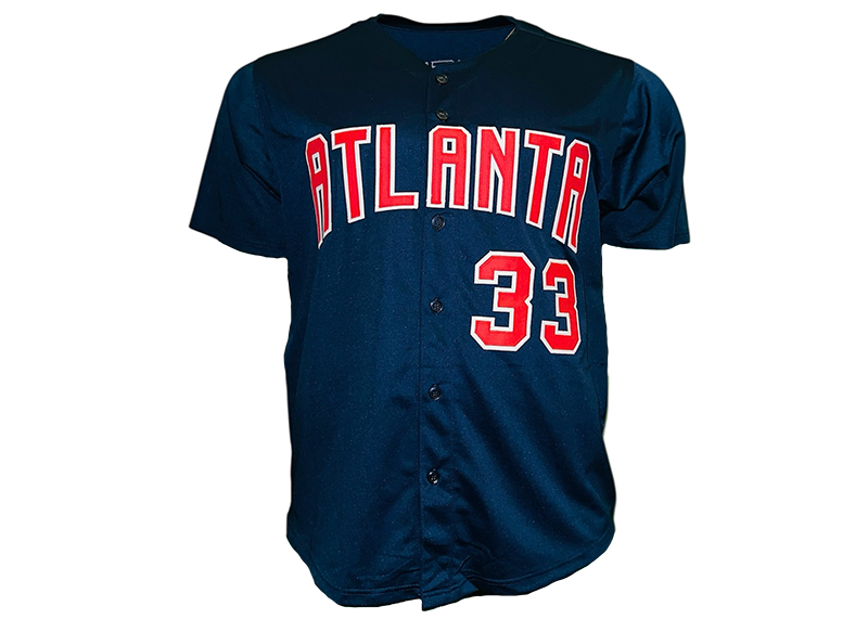 Steve Avery Signed Atlanta Blue Baseball Jersey JSA