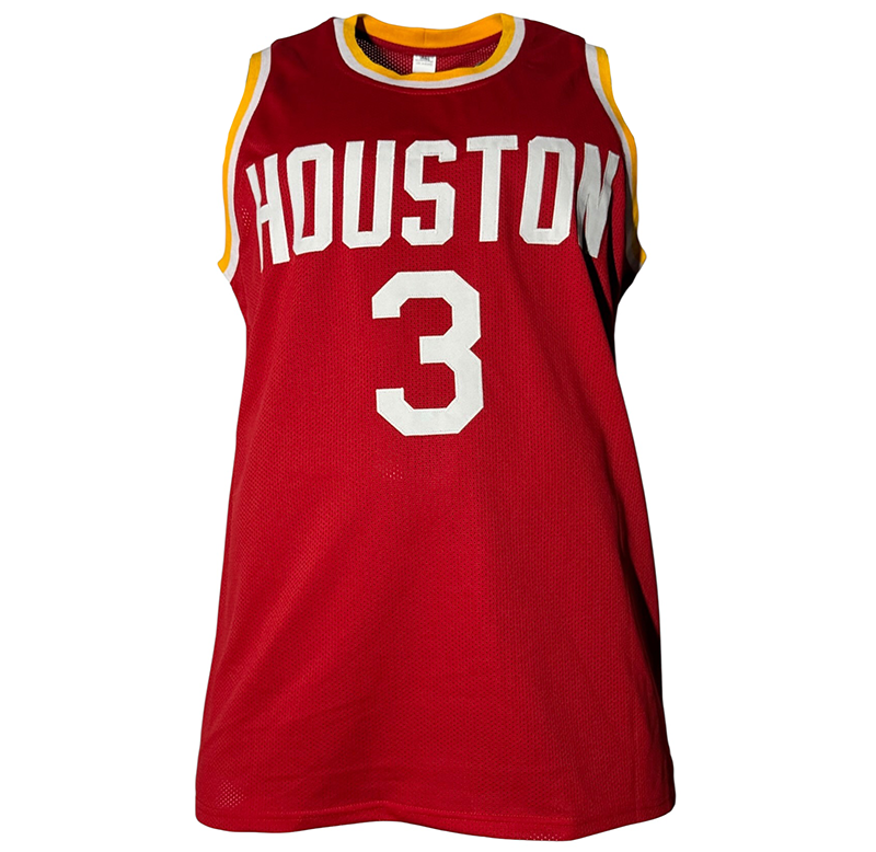 Steve Francis Signed Houston Red Basketball Jersey JSA