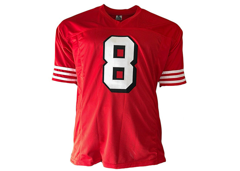 Steve Young Signed San Francisco Red Football Jersey GTSM