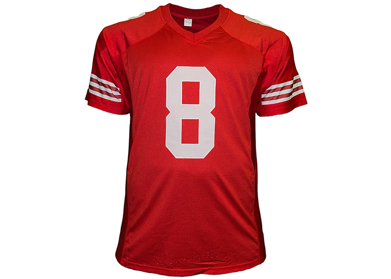 Steve Young Unsigned San Francisco Red Football Jersey