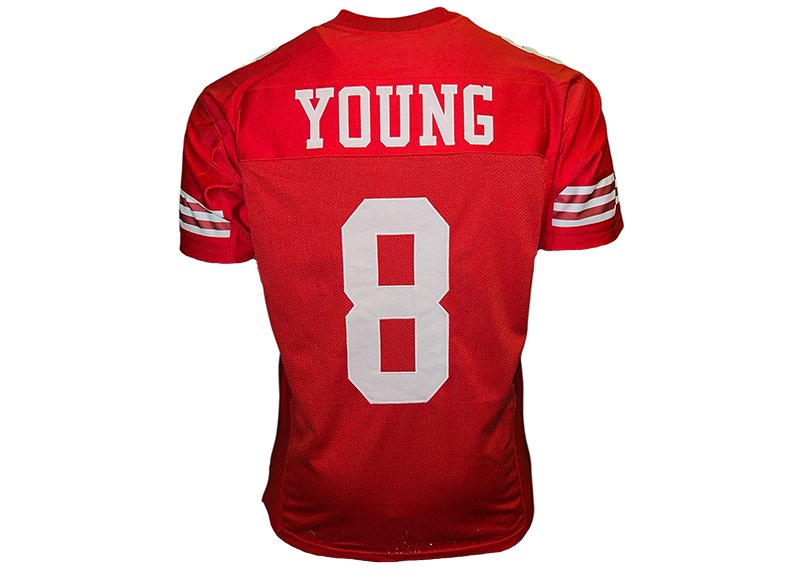 Steve Young Unsigned San Francisco Red Football Jersey