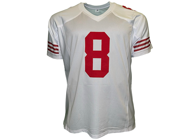 Steve Young Unsigned San Francisco White Football Jersey