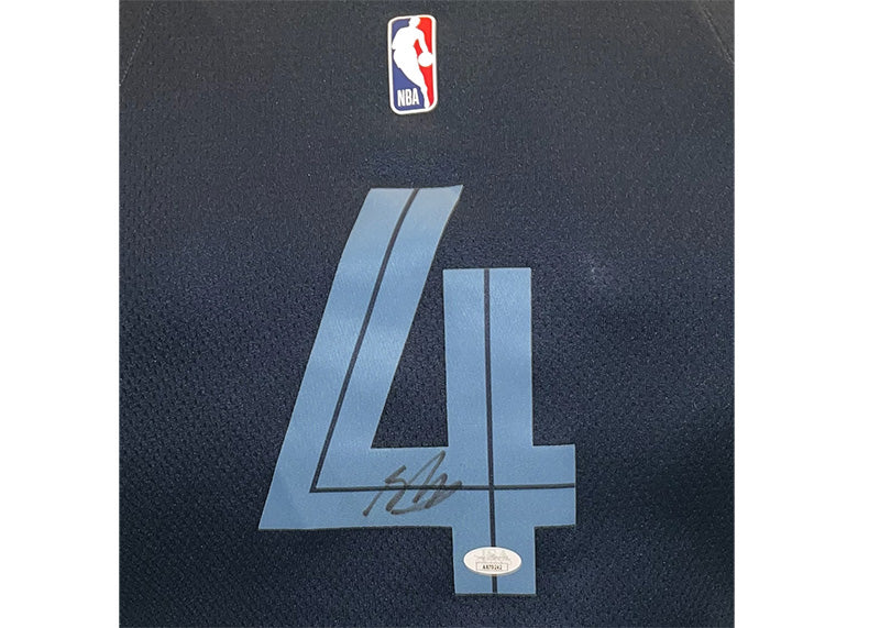 Steven Adams Signed Nike Men's Medium Memphis Grizzlies #4 Navy Jersey JSA