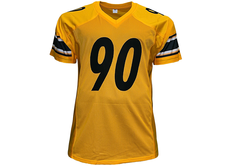 T. J. Watt Unsigned Pittsburgh Yellow Football Jersey