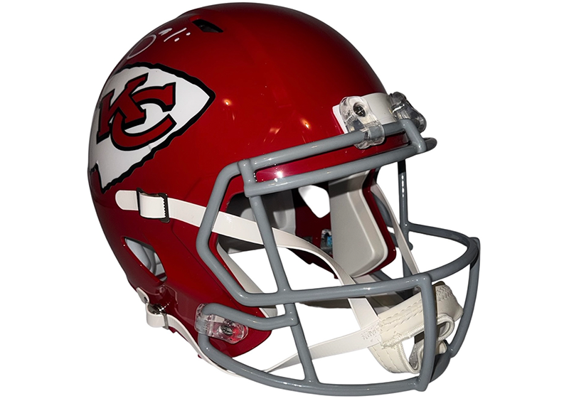 Tamba Hali Signed Kansas City Chiefs Full Size Speed Helmet JSA