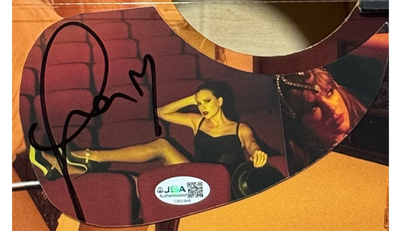 Taylor Swift Signed Acoustic Guitar JSA