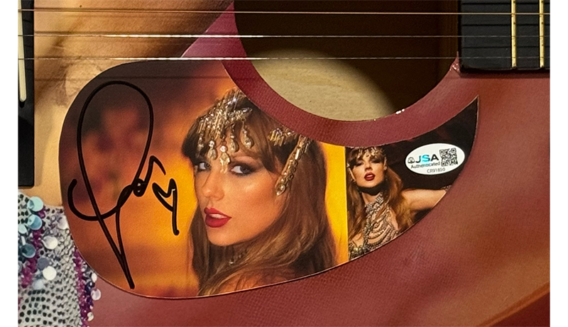 Taylor Swift Signed Acoustic Guitar JSA