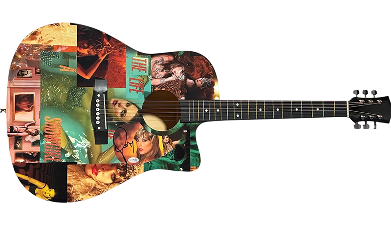 Taylor Swift Signed Acoustic Guitar JSA