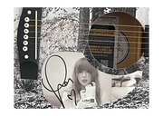 Taylor Swift signed acoustic guitar