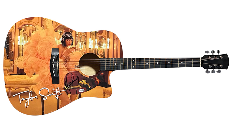 Taylor Swift Signed Acoustic Guitar JSA