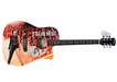Signed acoustic guitar