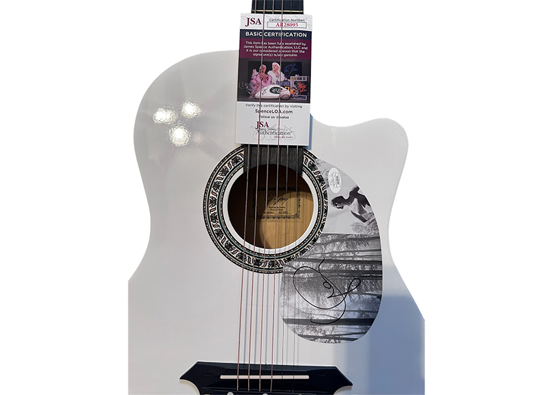 Taylor Swift Signed Acoustic Guitar (JSA)