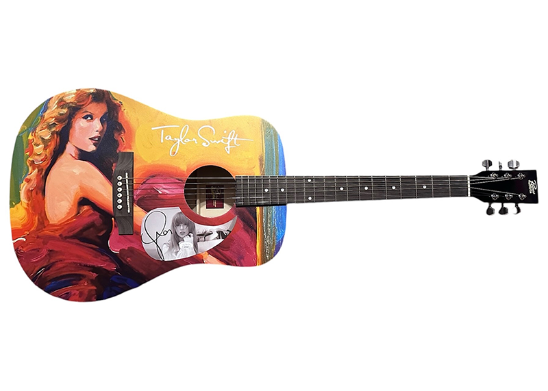 Taylor Swift Signed Acoustic Guitar (JSA)