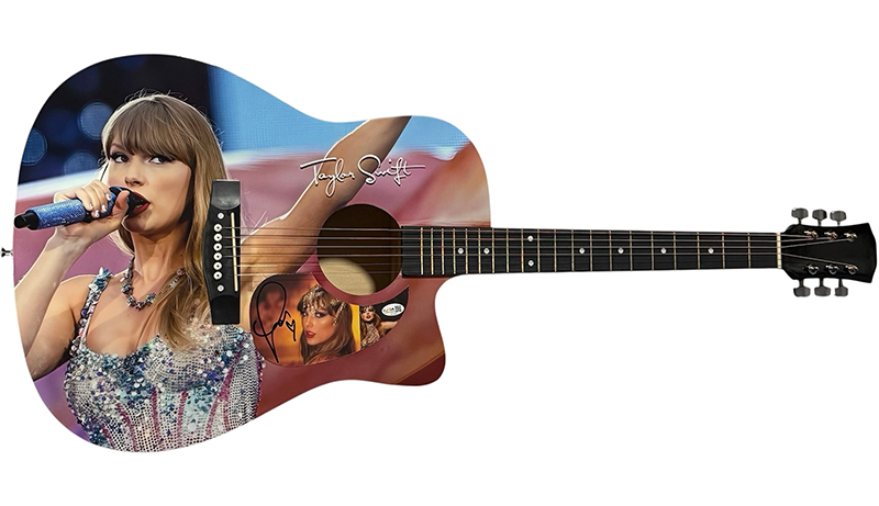 Taylor Swift Signed Acoustic Guitar JSA