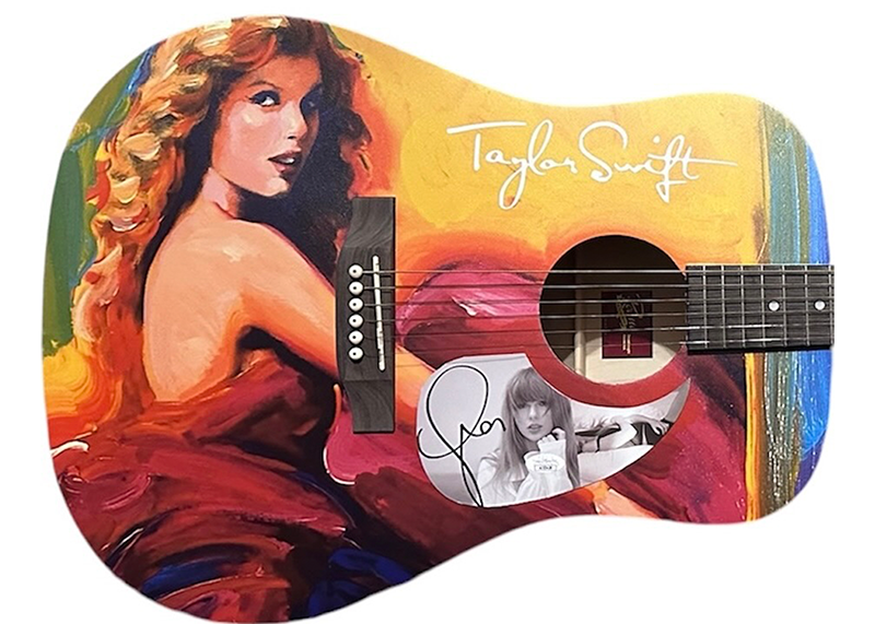 Taylor Swift Signed Acoustic Guitar (JSA)