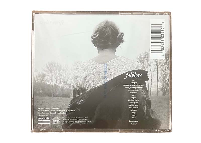 Taylor Swift Signed Folklore CD (JSA)