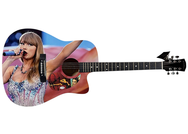 Taylor Swift Signed Life Of A Showgirl Acoustic Guitar JSA