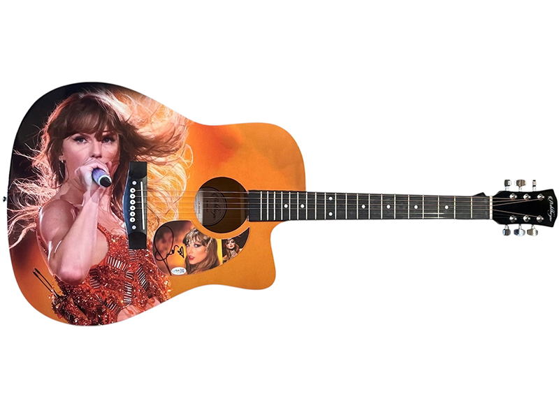 Taylor Swift Signed Life Of A Showgirl Acoustic Guitar JSA