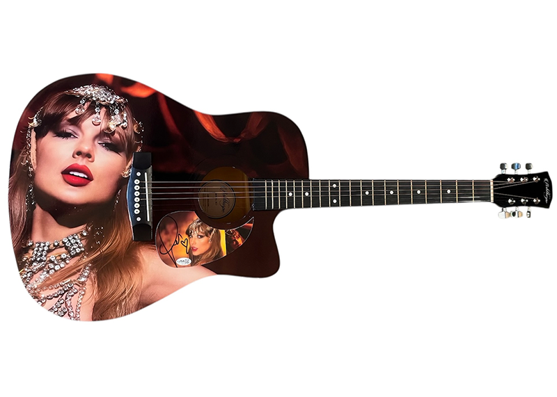 Taylor Swift Signed Life Of A Showgirl Acoustic Guitar JSA