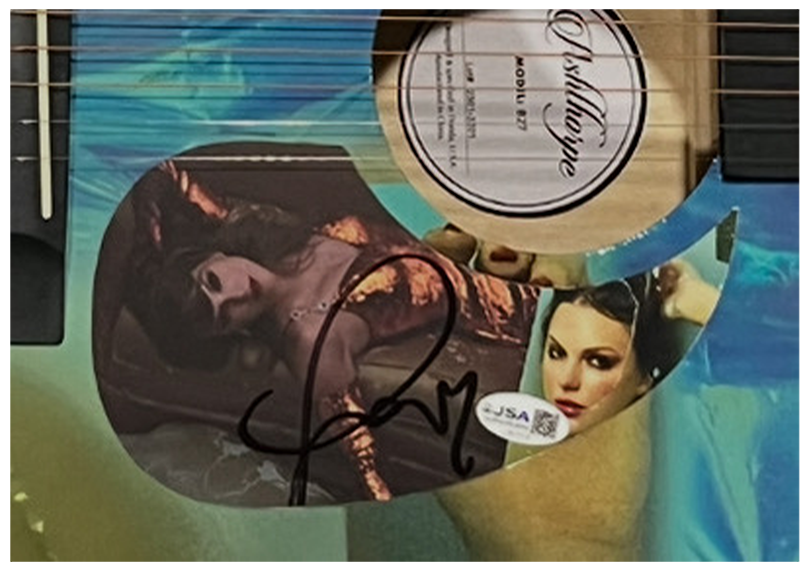 Taylor Swift Signed Life Of A Showgirl Acoustic Guitar (JSA)