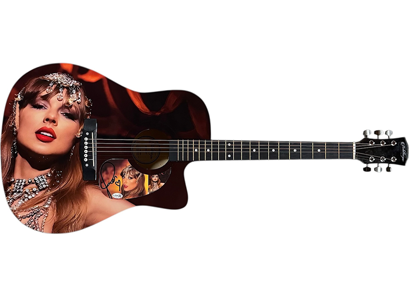 Taylor Swift Signed Life Of A Showgirl Acoustic Guitar JSA