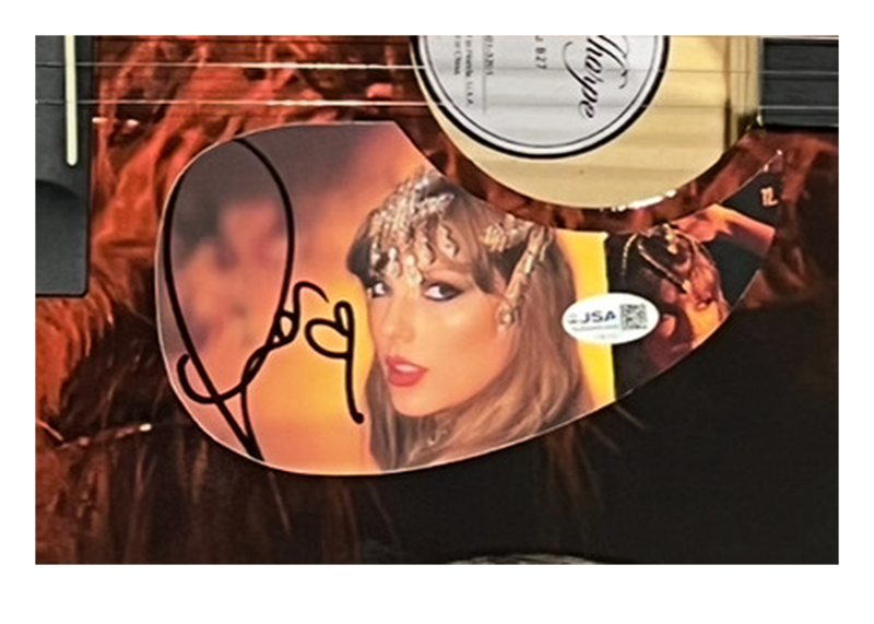 Taylor Swift Signed Life Of A Showgirl Acoustic Guitar (JSA)