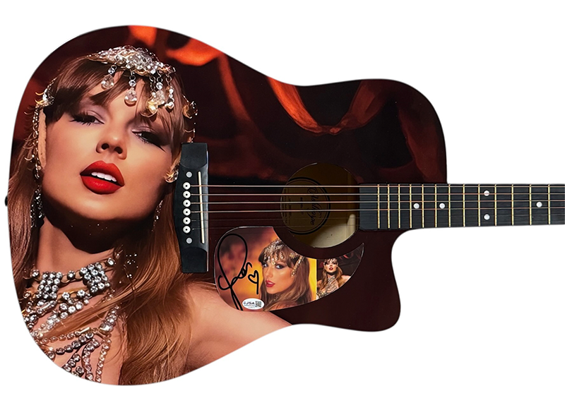 Taylor Swift Signed Life Of A Showgirl Acoustic Guitar JSA
