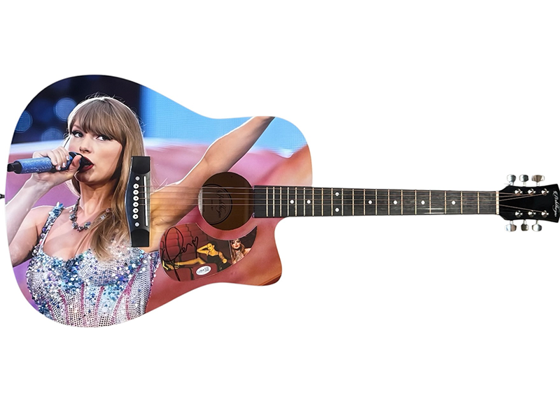 Taylor Swift Signed Life Of A Showgirl Acoustic Guitar JSA