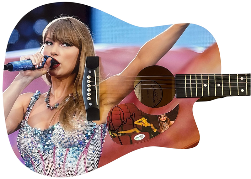 Taylor Swift Signed Life Of A Showgirl Acoustic Guitar JSA