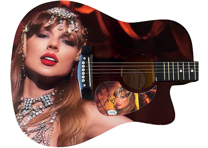 Taylor Swift Signed Life Of A Showgirl Acoustic Guitar JSA