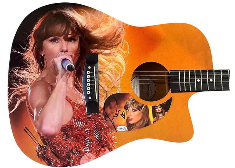 Taylor Swift Signed Life Of A Showgirl Acoustic Guitar JSA