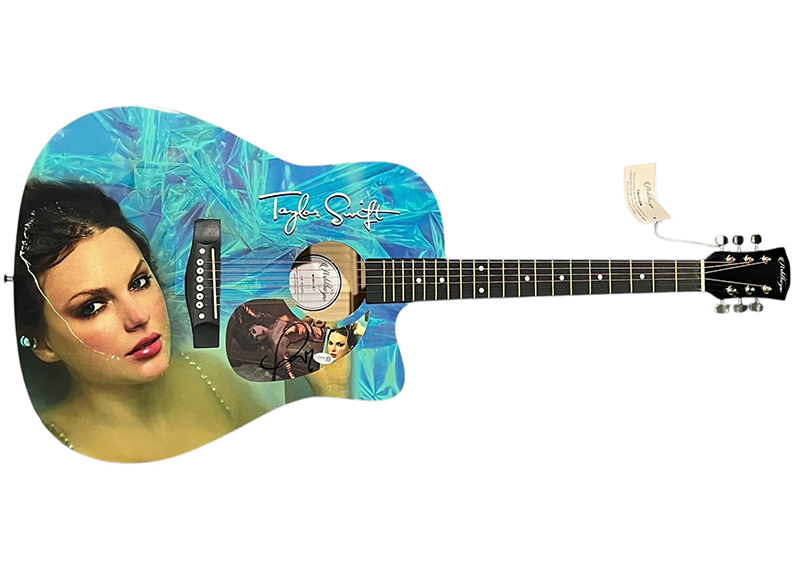 Taylor Swift Signed Life Of A Showgirl Acoustic Guitar (JSA)