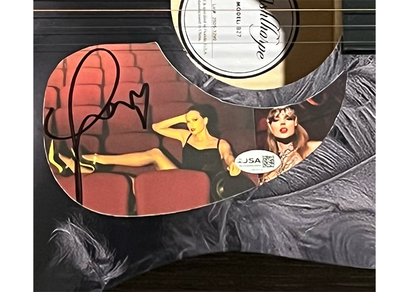 Taylor Swift Signed Life Of A Showgirl Acoustic Guitar (JSA)