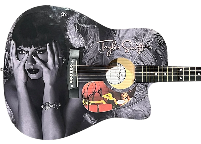 Taylor Swift Signed Life Of A Showgirl Acoustic Guitar (JSA)