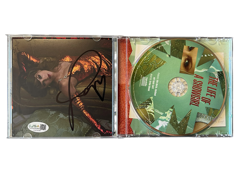 Taylor Swift Signed The Life of a Showgirl CD Insert Photo JSA