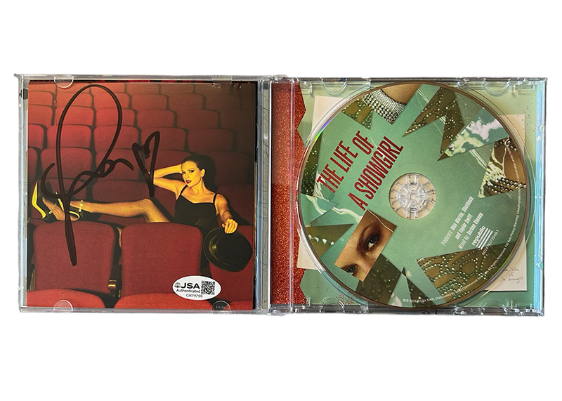 Taylor Swift Signed The Life of a Showgirl CD Insert Photo JSA