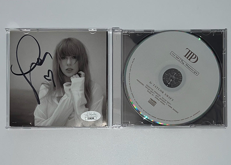 Taylor Swift Signed The Tortured Poets Department CD JSA