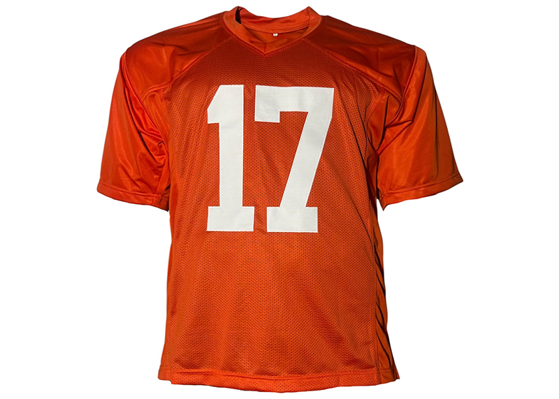 Tee Martin Signed College Orange Football Jersey JSA