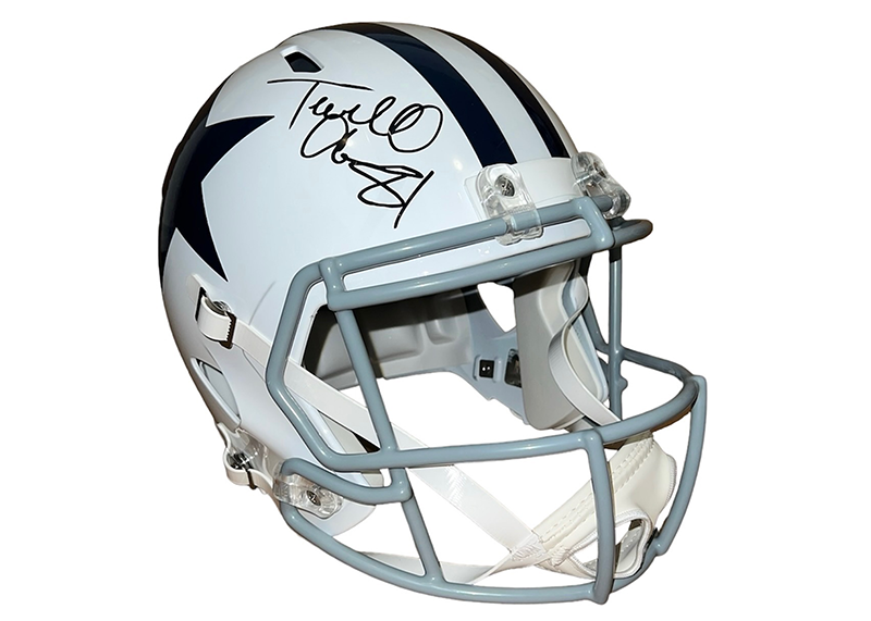 Terrell Owens Signed Dallas Cowboys Speed Full-Size Alternate Replica Football Helmet (JSA)