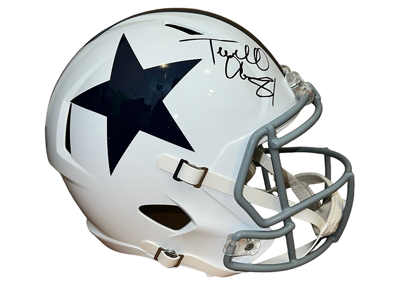 Terrell Owens Signed Dallas Cowboys Speed Full-Size Alternate Replica Football Helmet (JSA)