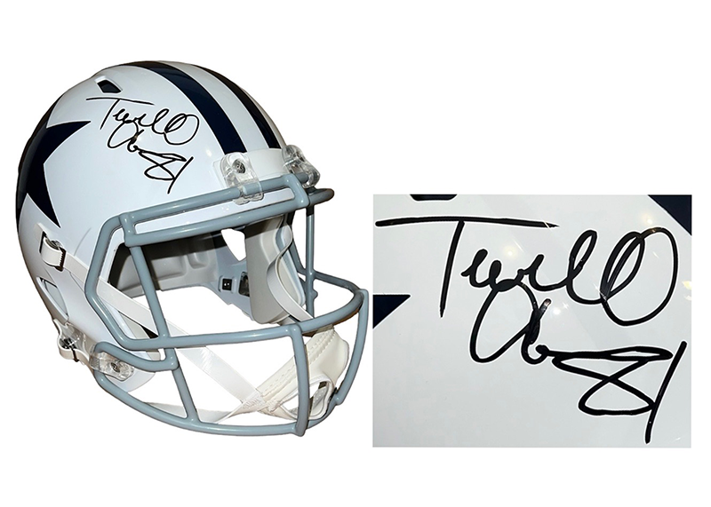 Terrell Owens Signed Dallas Cowboys Speed Full-Size Alternate Replica Football Helmet (JSA)