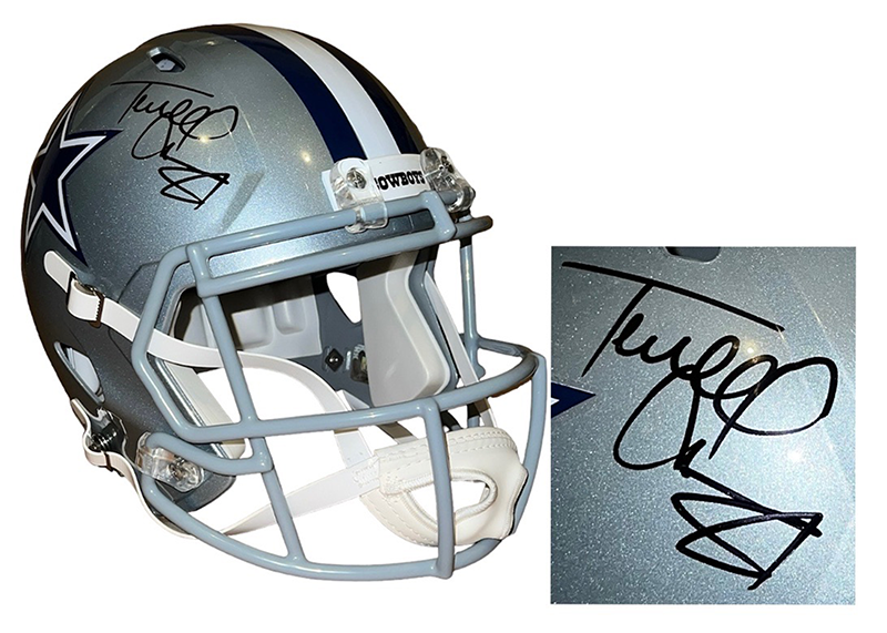 Terrell Owens Signed Dallas Cowboys Speed Full-Size Replica Football Helmet (JSA)