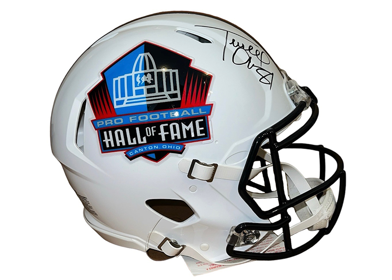 Terrell Owens Signed HOF Full-Size Authentic Football Helmet (JSA)