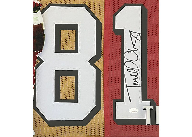 Terrell Owens Signed 3D With LED Lights Red-Gold Framed 35x35 Jersey JSA