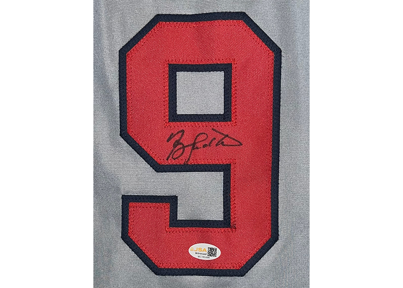 Terry Pendleton Signed Atlanta Gray Baseball Jersey JSA