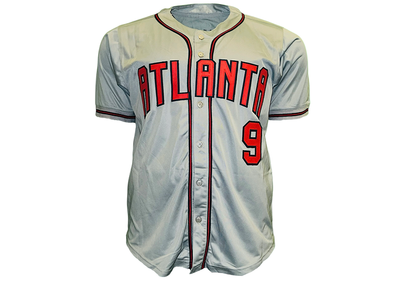 Terry Pendleton Signed Atlanta Gray Baseball Jersey JSA