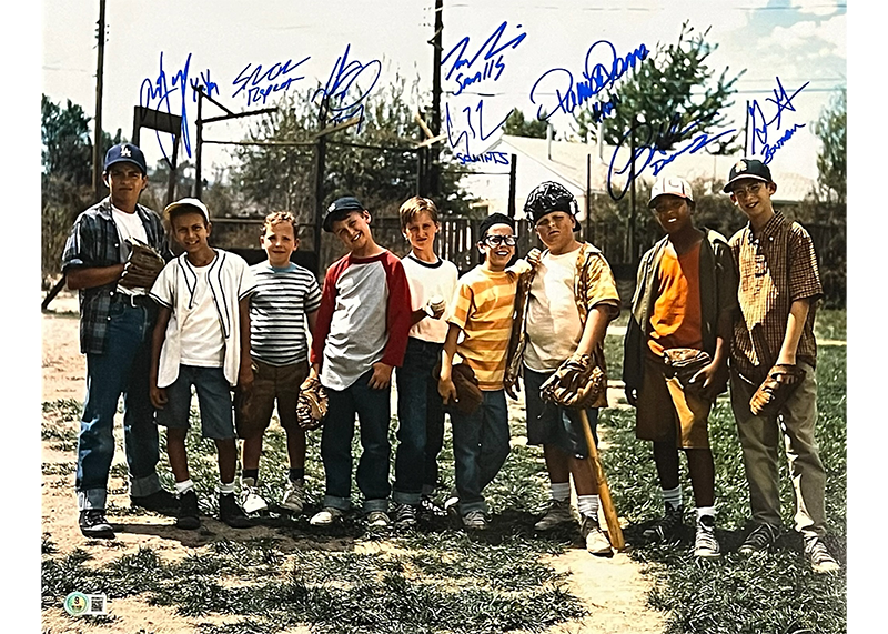 The Sandlot Cast Signed 16x20 Photo Autographed 8 Actors Beckett