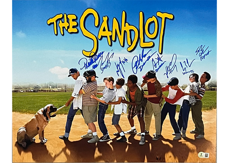 The Sandlot Cast Signed 16x20 Photo Autographed 8 Actors Beckett